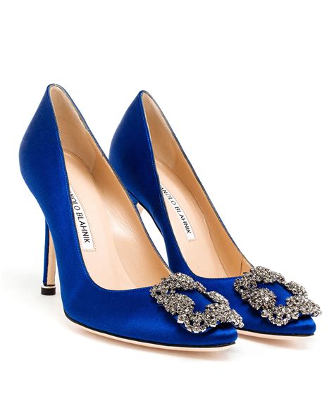 manolo blahnik blue shoes dupe|manolo blahnik hai heel.